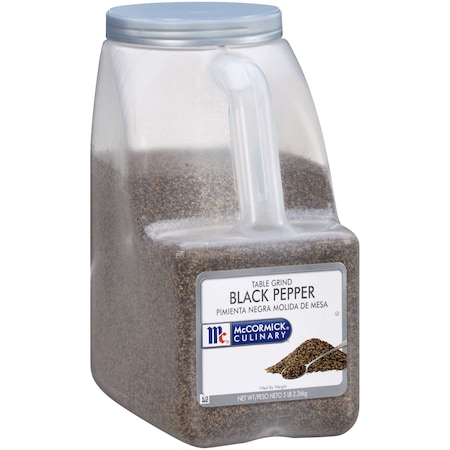 Mccormick McCormick Culinary Table Grind Black Pepper 5lbs Container, PK3 932457